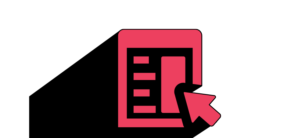 Advertising commercial brief icon banner